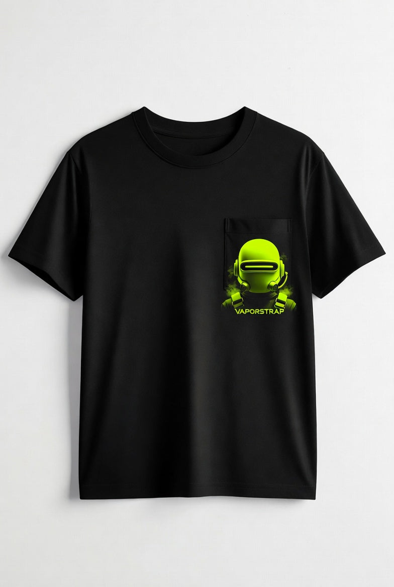 Cyber Pilot Pocket Tee – Electric Lime