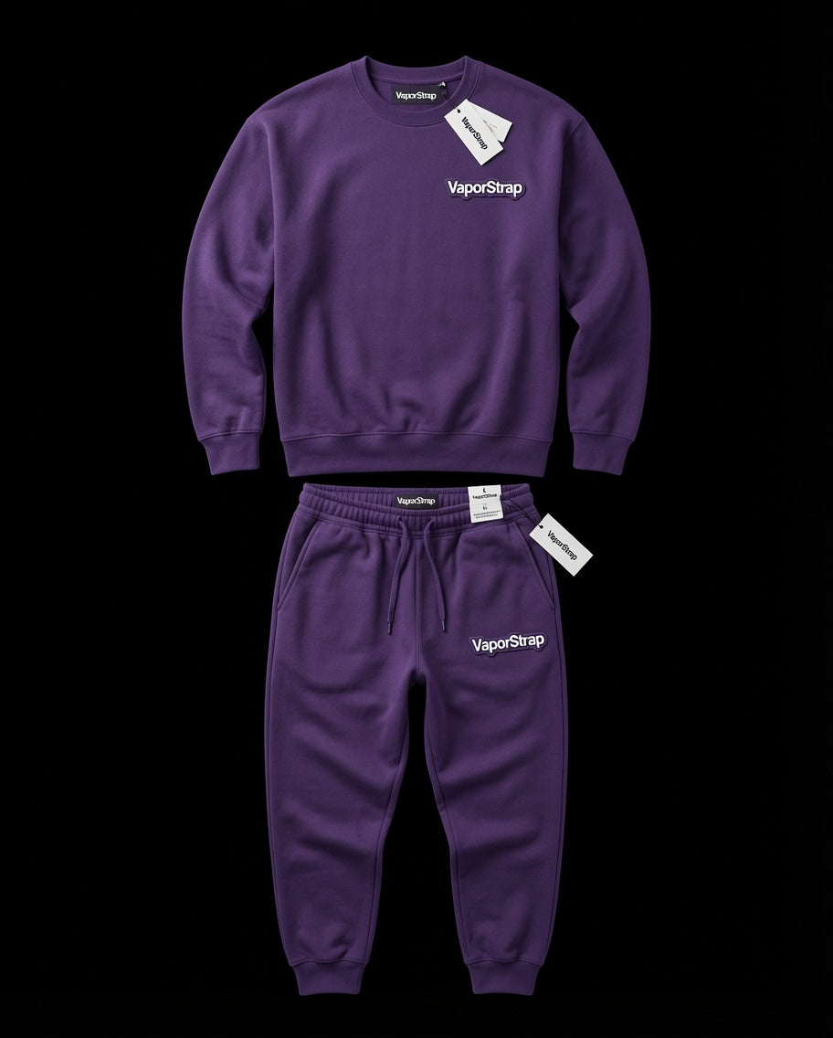 VaporStrap Purple Sweatsuit Set