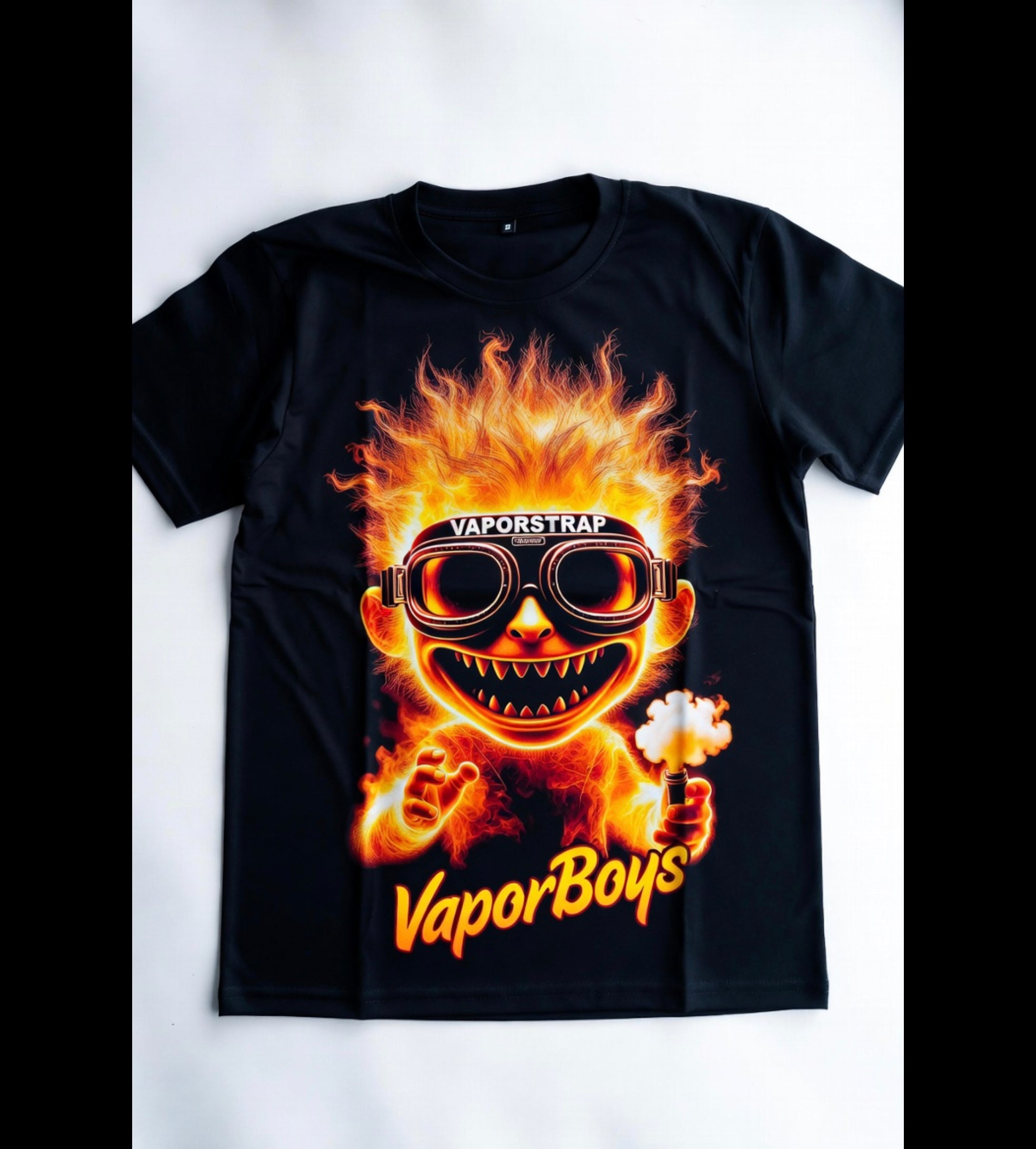 Split Face Orange/Blue Character Tee