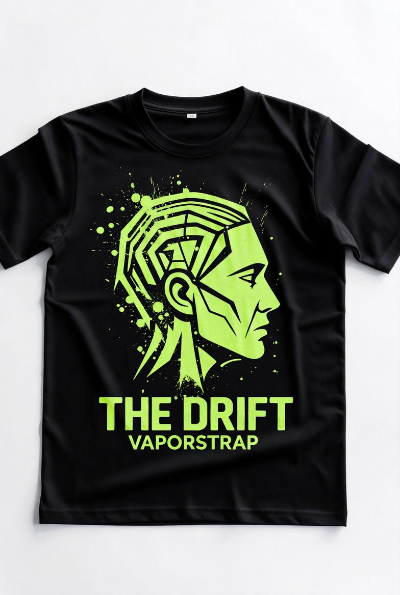 VaporStrap The Drift Lime Character Tee, The Drift Drop 04, neon streetwear