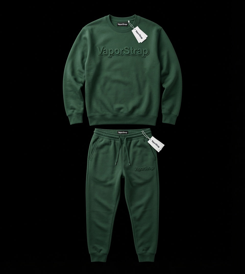 VaporStrap Forest Green Sweatsuit Set