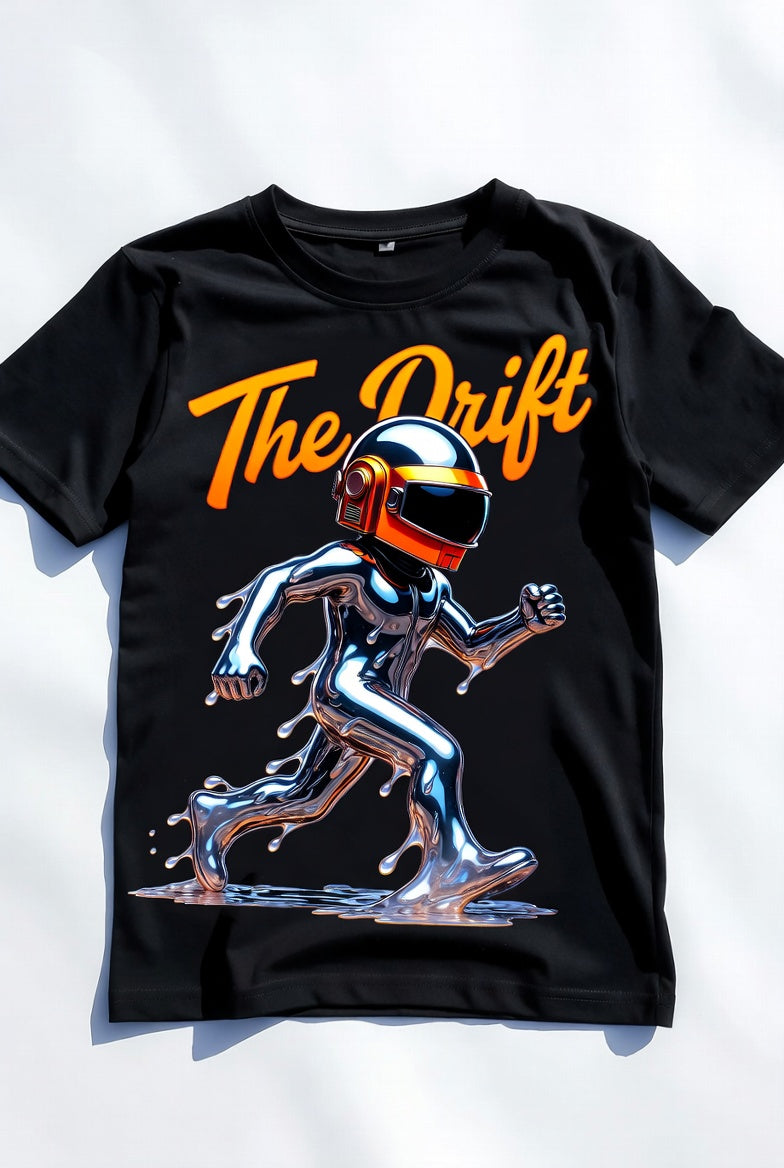 The Drift VaporBoys Tee – Black / Silver