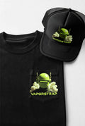 Lime Helmet Crewneck + Trucker Hat Set