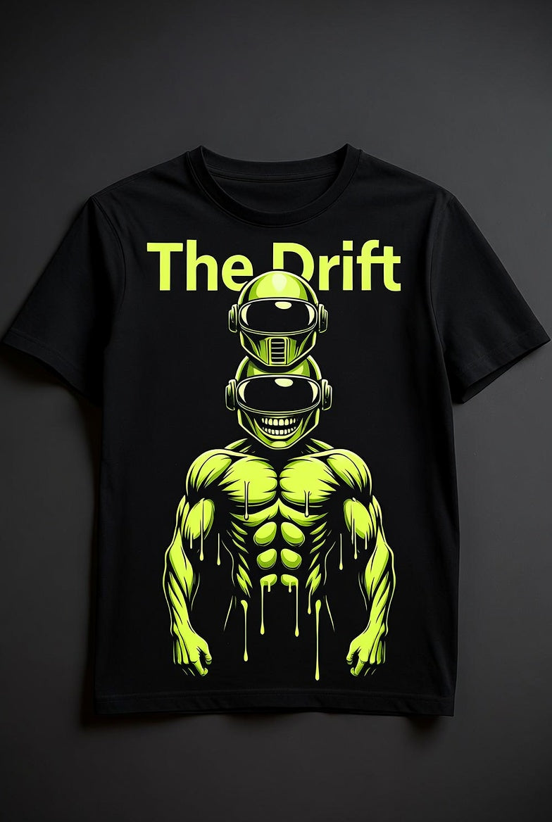 VaporBoys Slime Green Tee – Black